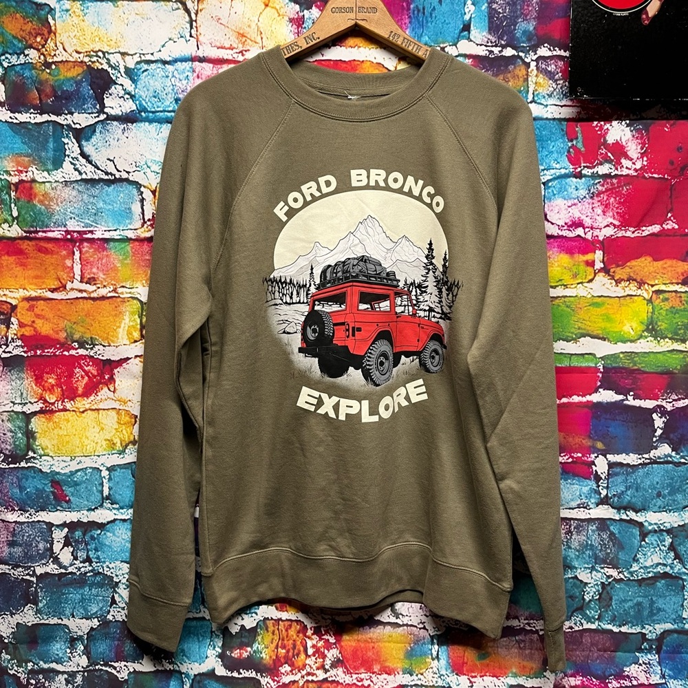 Ford Bronco Sweatshirt Crewneck S NWOT